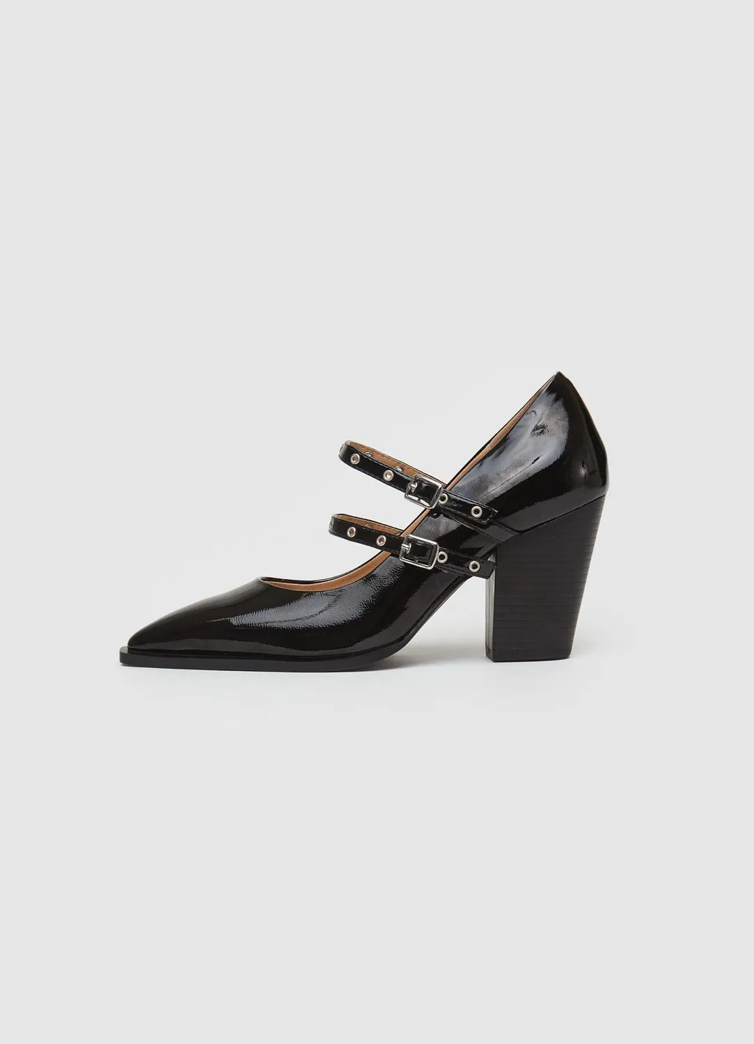 Calliope décolleté à boucles escarpins femme talon 8 cm