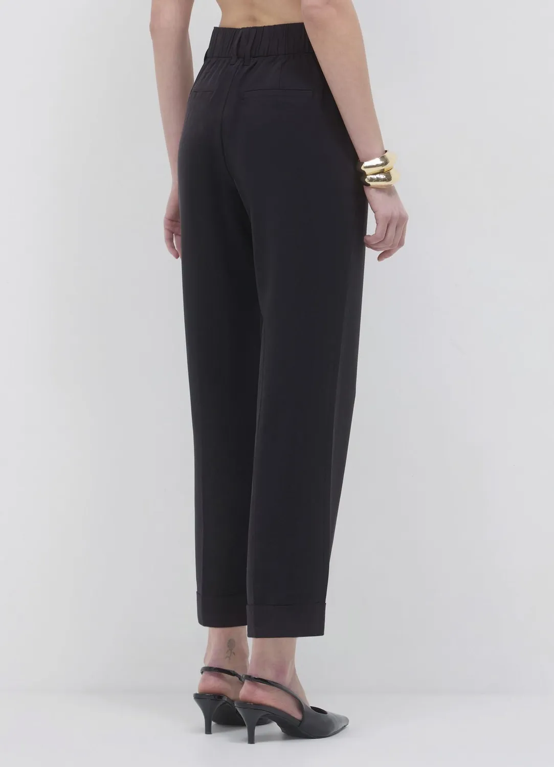 Calliope revers pantalon femme classique regular