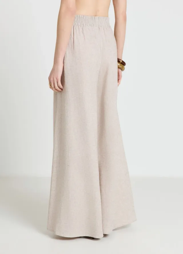 Calliope pantalon-jupe fluide femme taille élastique
