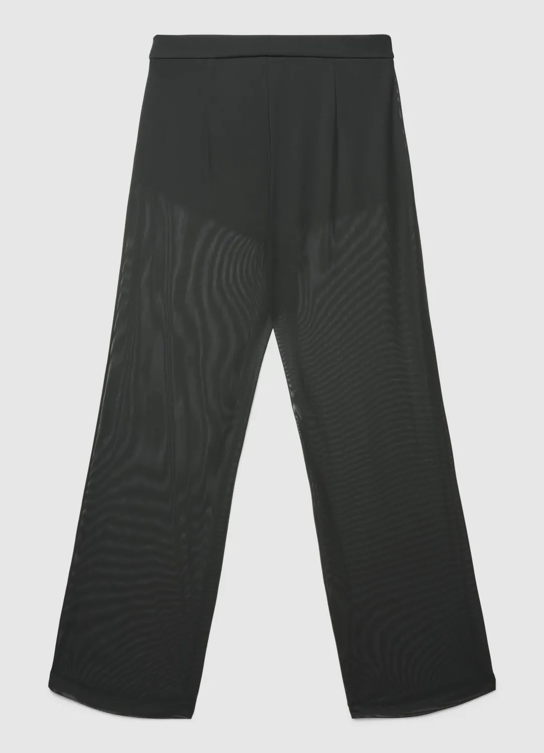 Calliope pantalon palazzo tulle femme effet transparent