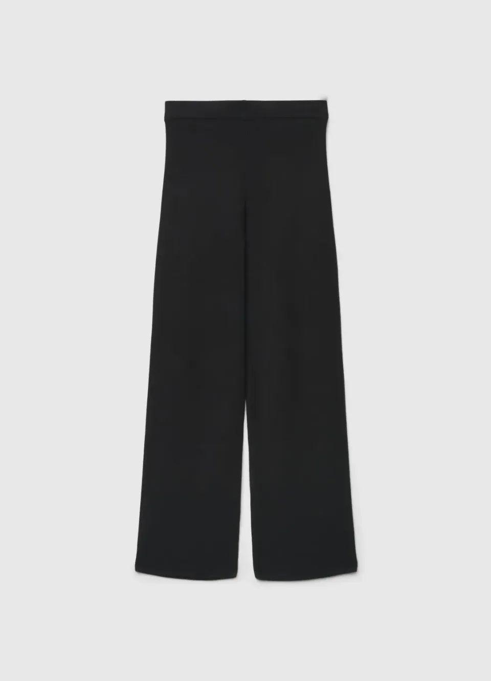 Calliope pantalon droit femme maille taille haute uni
