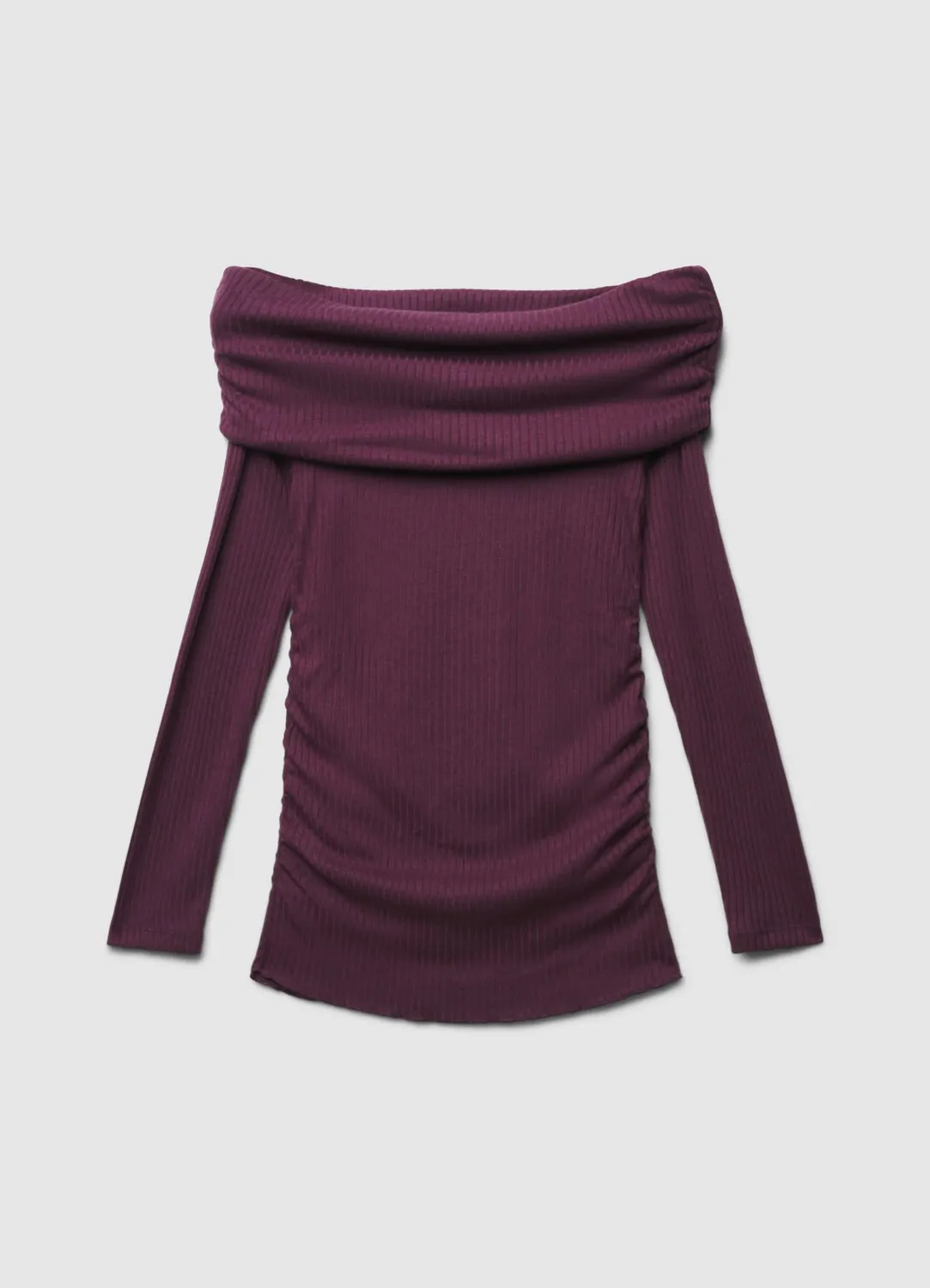Calliope t-shirt epaules denudees cotelé femme