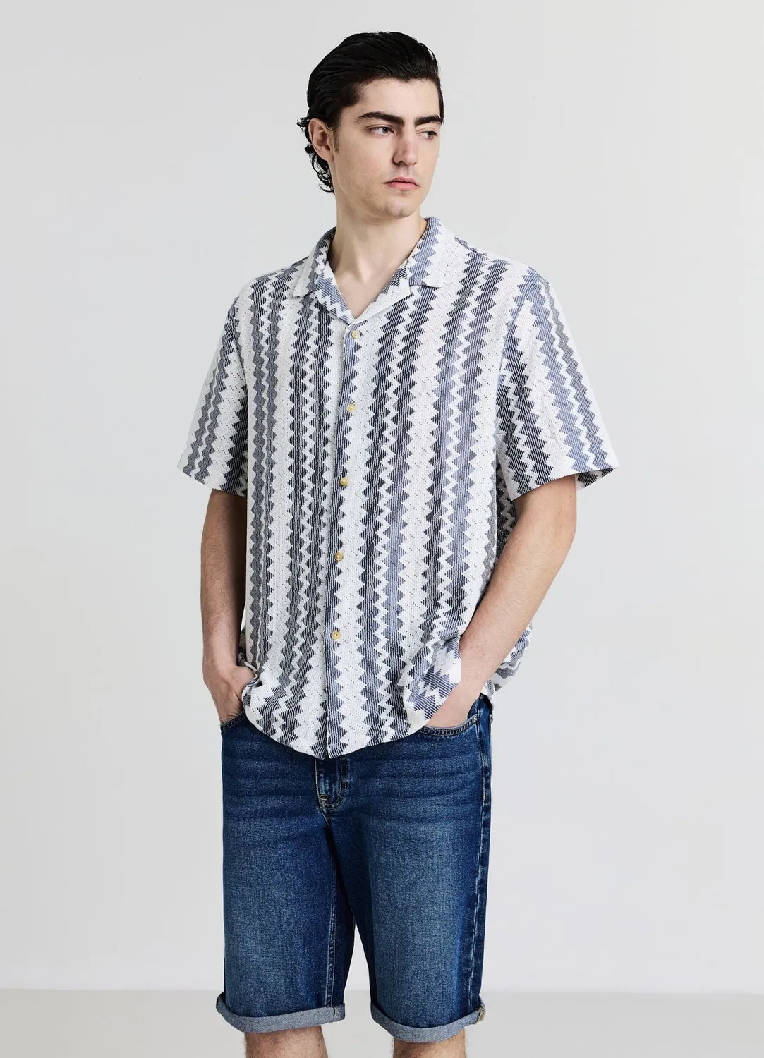 Calliope short jean 5 poches homme regular bleu