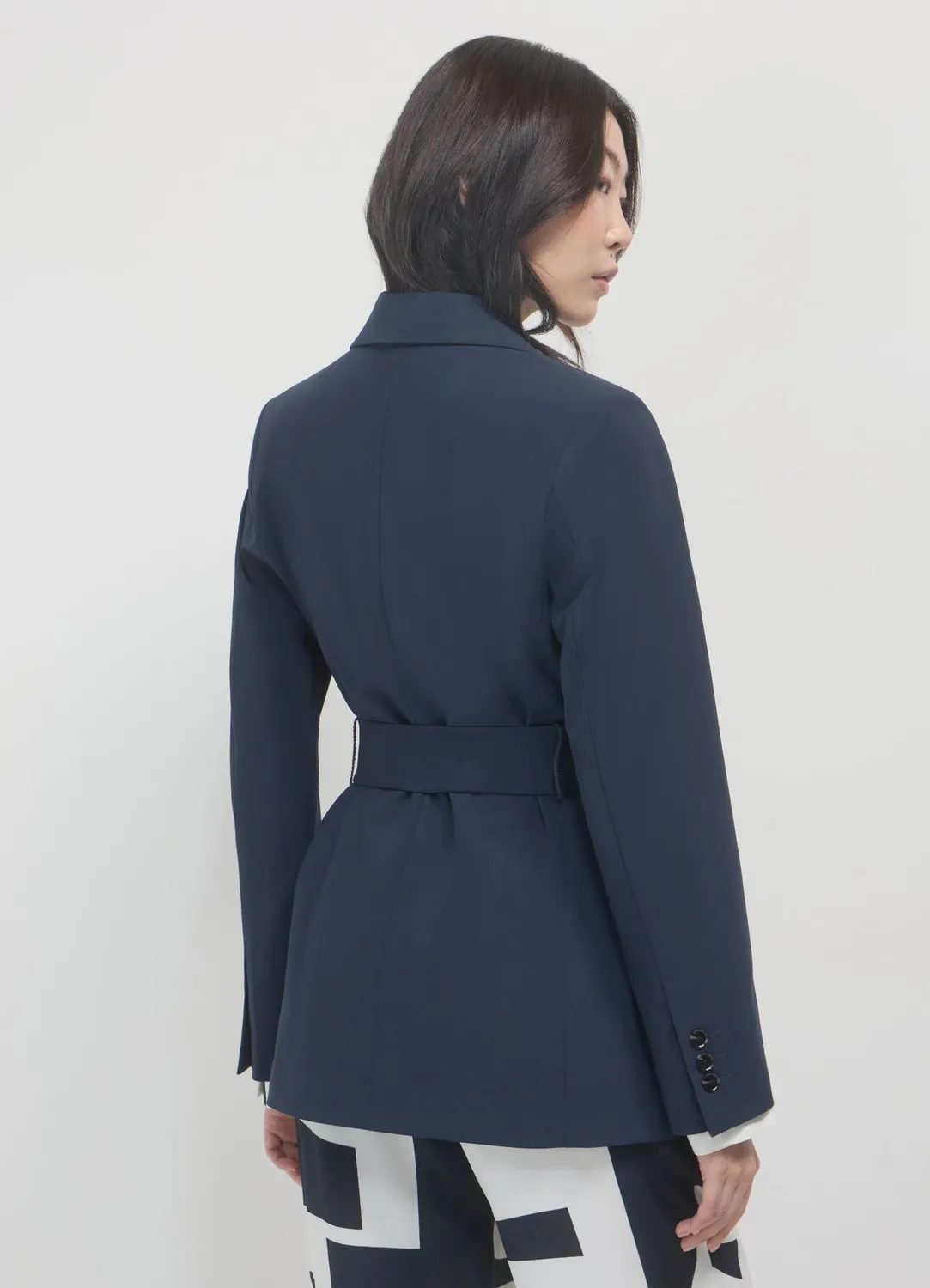 Calliope blazer ceinture femme revers classique