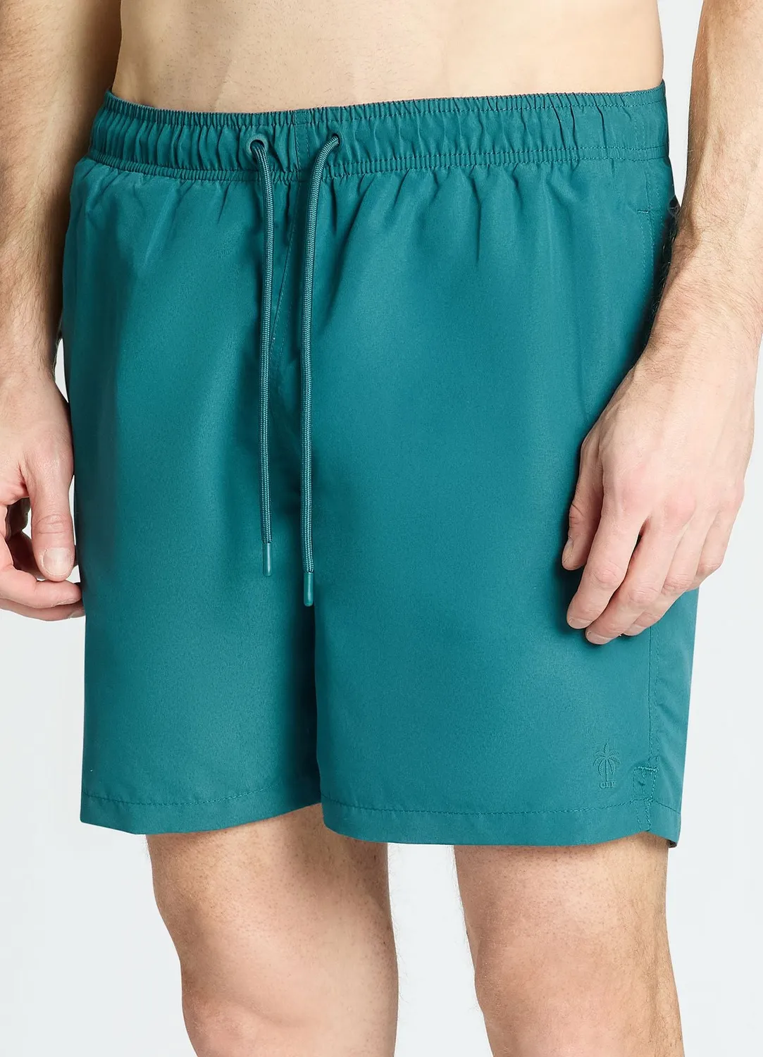 Calliope Bermuda de bain uni homme à cordon