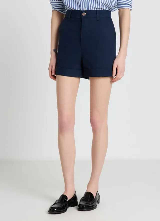 Calliope short chino à revers femme taille S