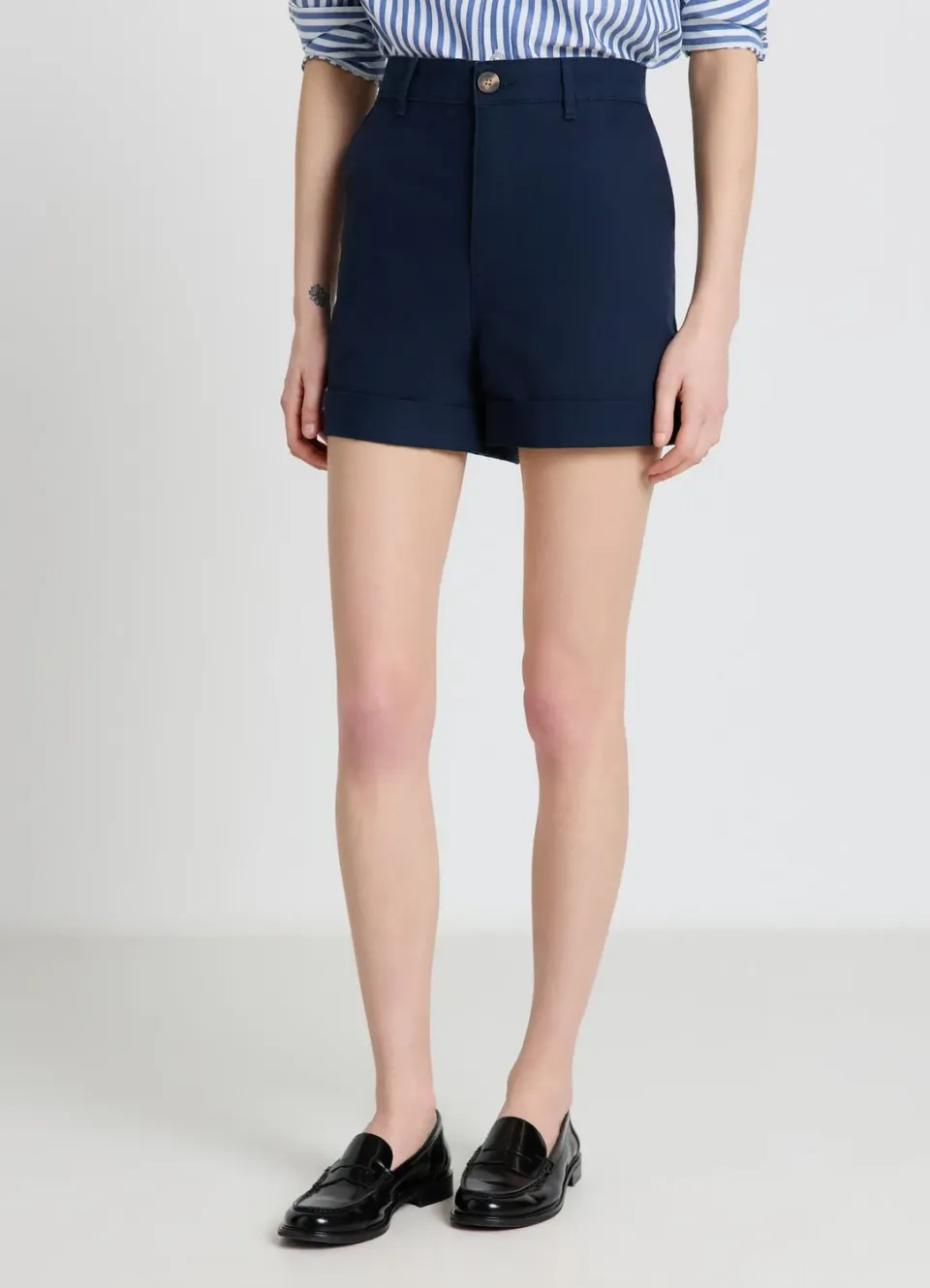 Calliope short chino à revers femme taille S