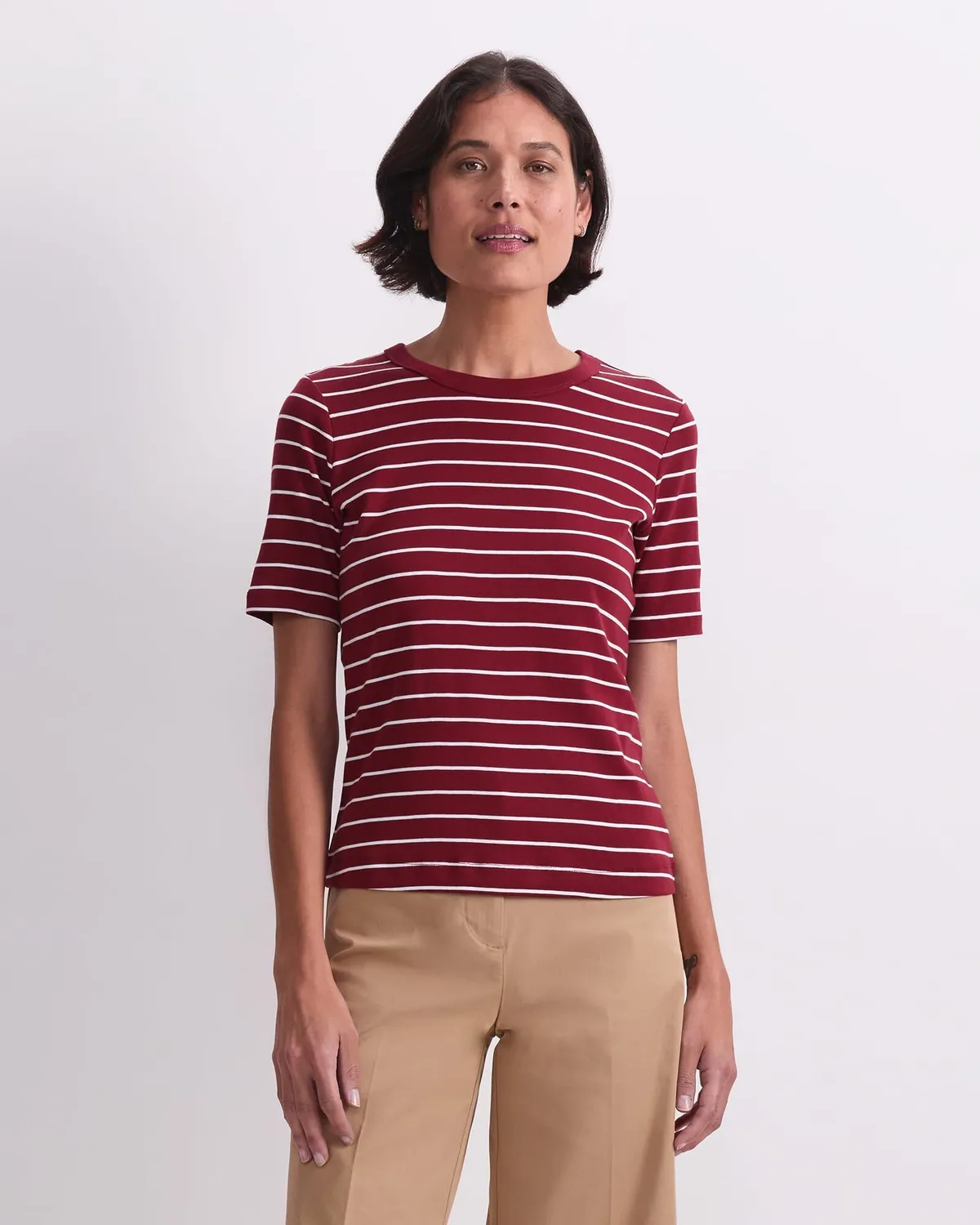 Sportscraft Heidi 120854 tee-shirt rayé femme coton