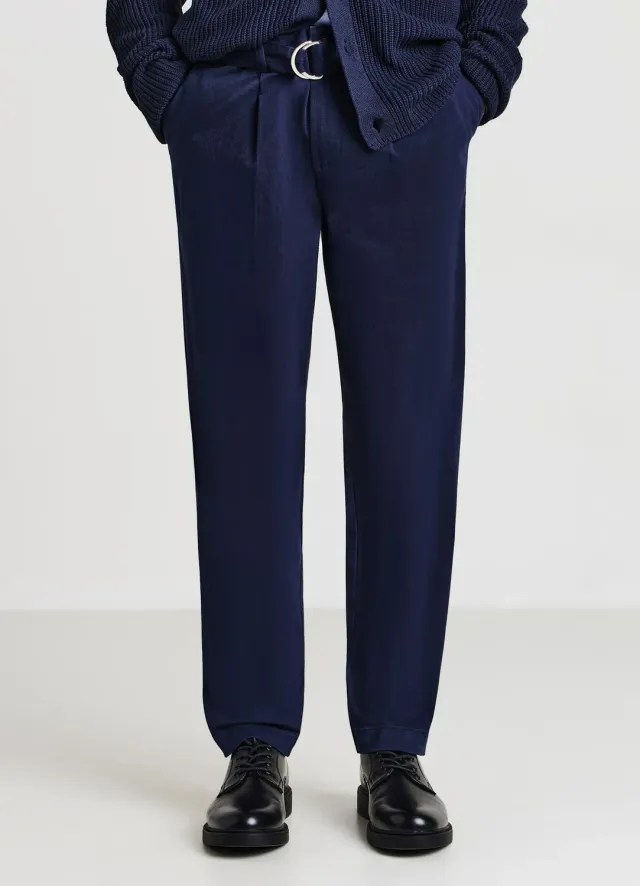 Calliope Chino droit ceinture homme 48 uni