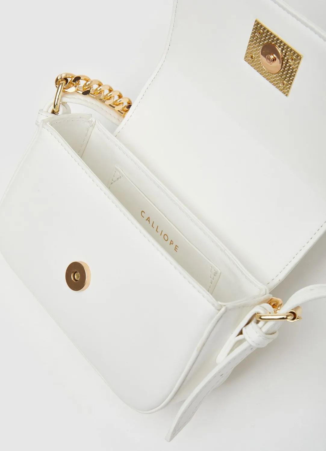 Calliope sac bandoulière femme fermoir métal