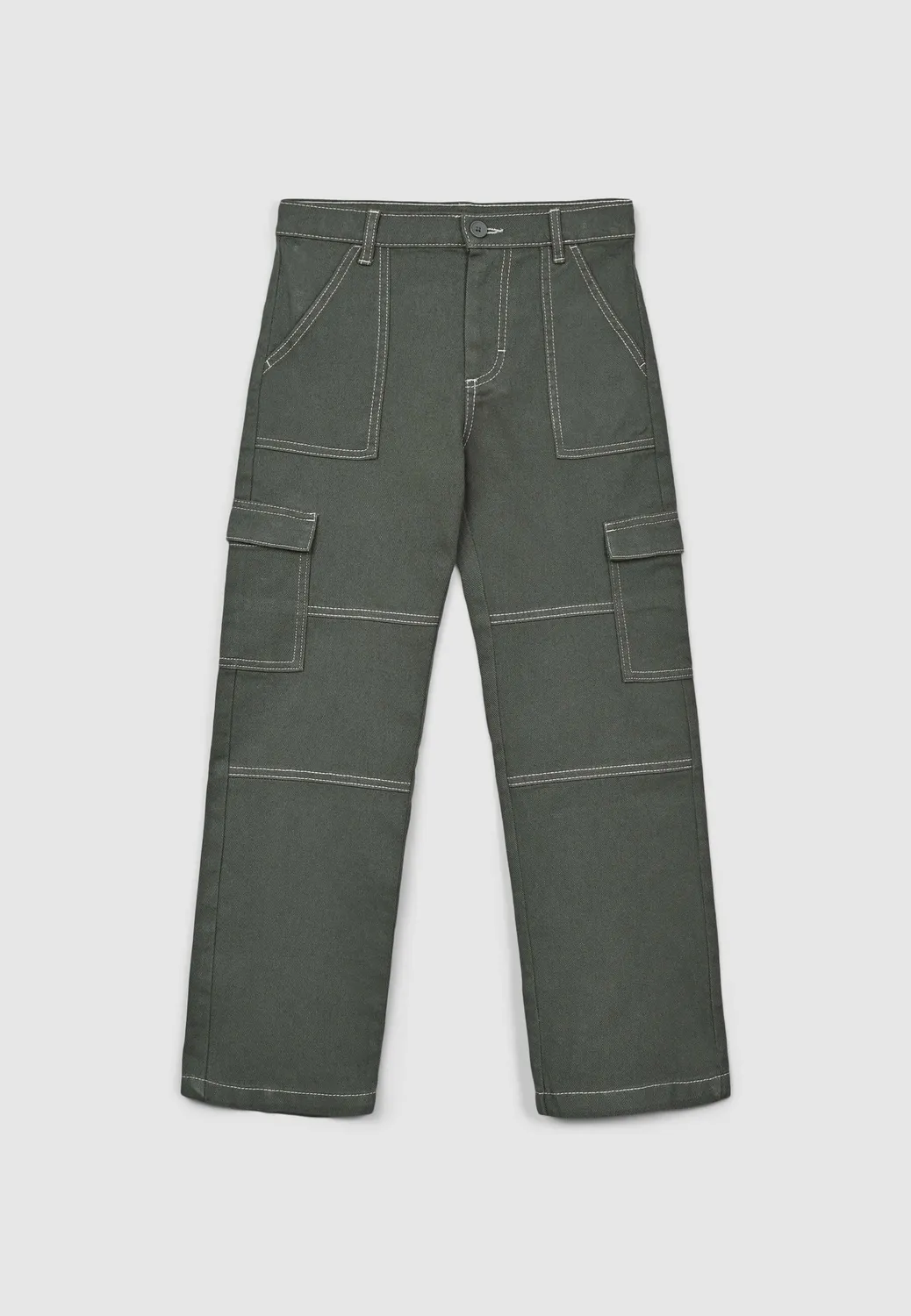 Calliope Cargo pantalon garçon coton regular