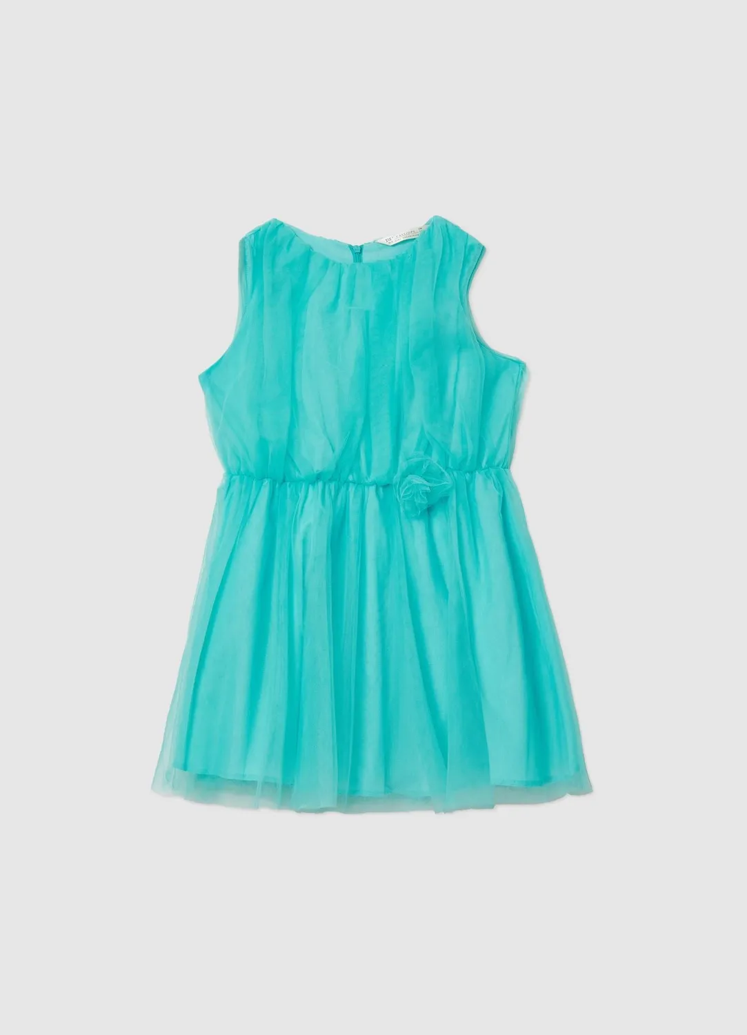 Calliope robe tulle fille courte rose cérémonie