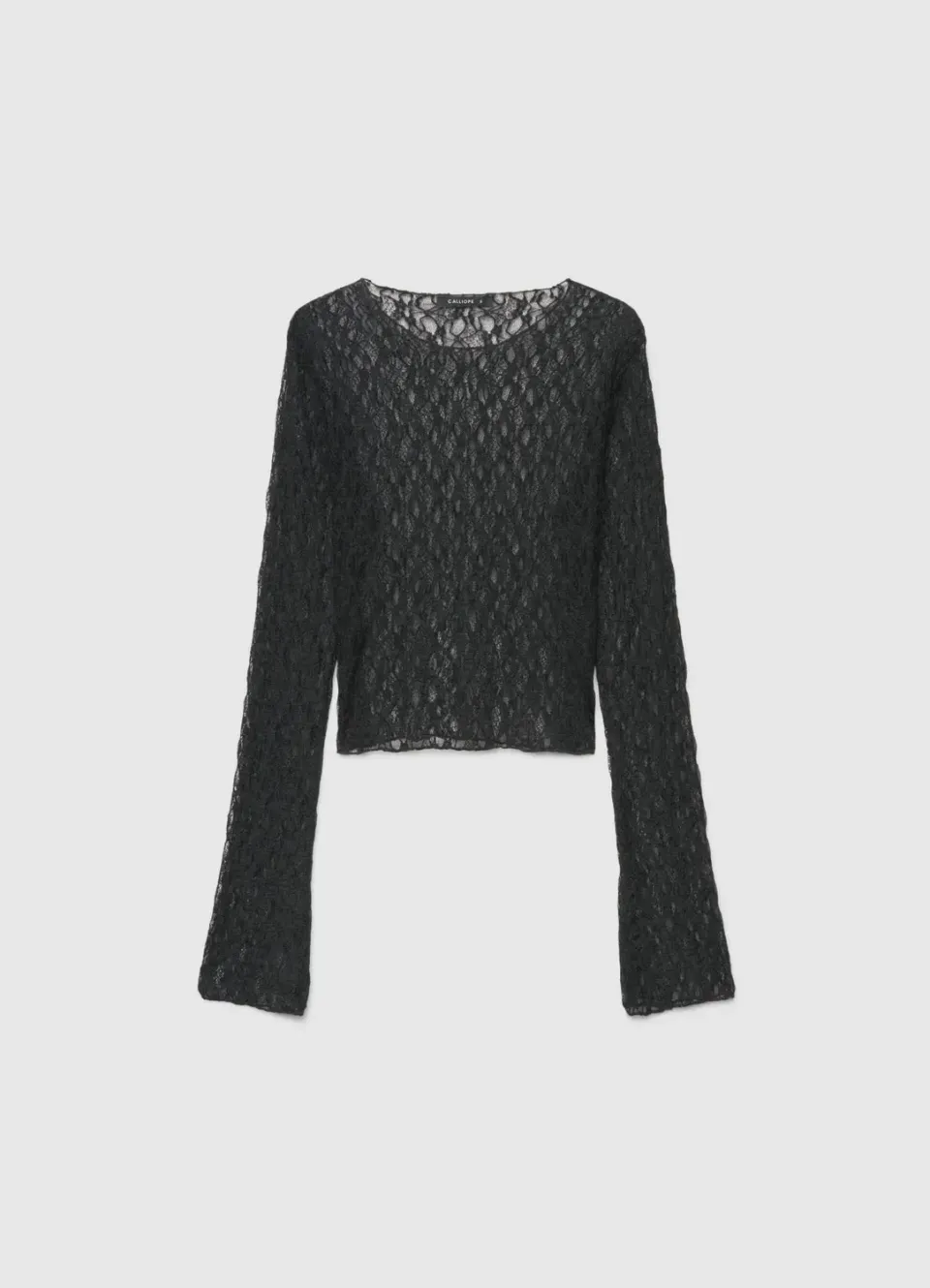 Calliope t-shirt dentelle manches longues femme