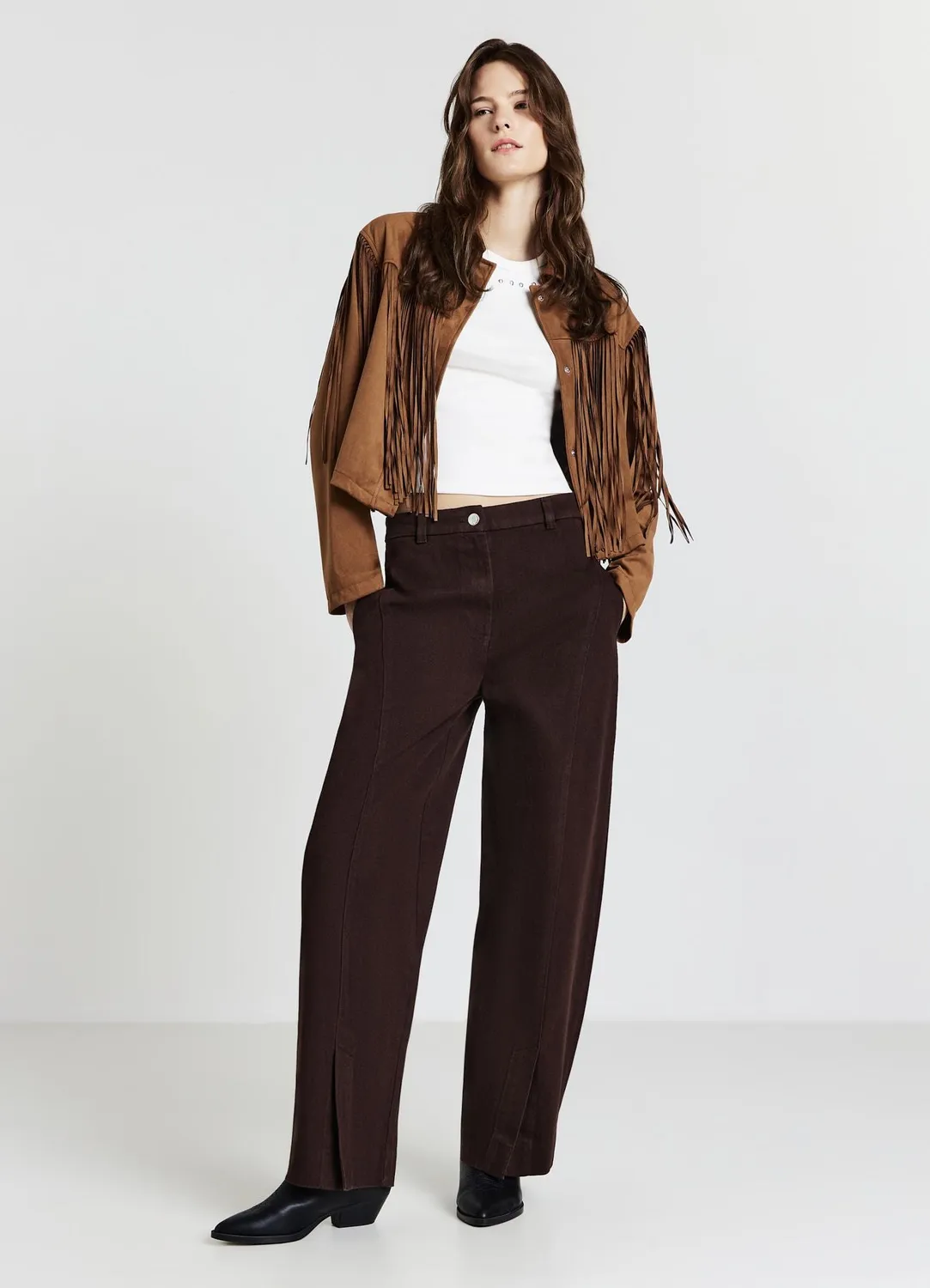 Calliope balloon pantalon femme taille haute