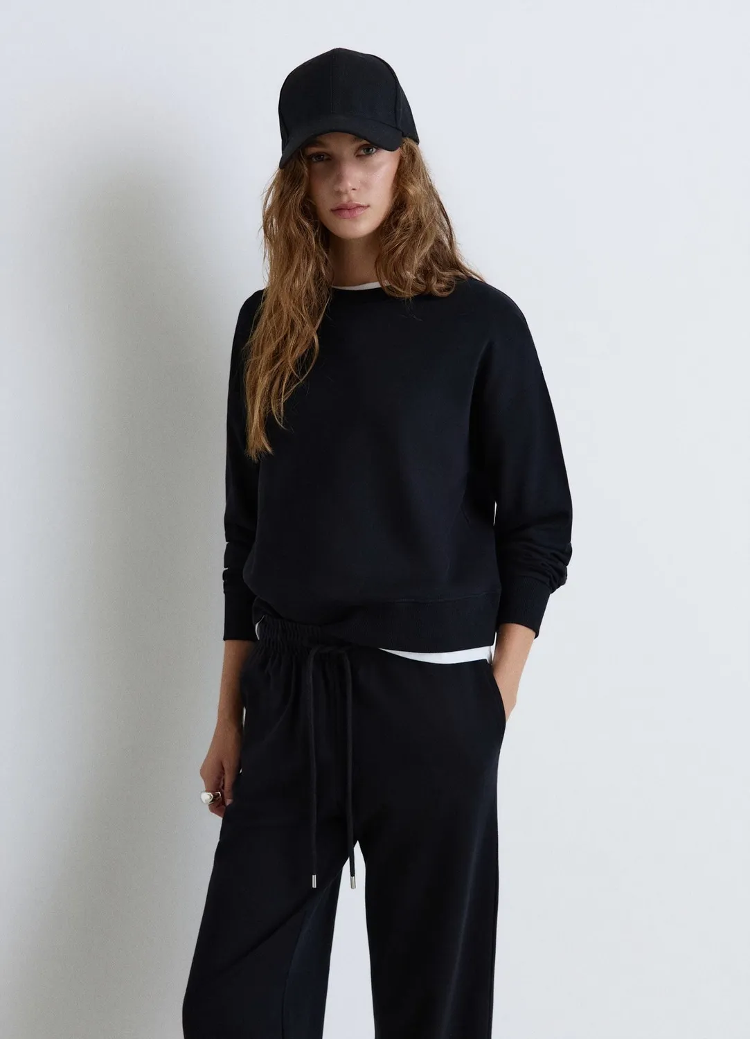 Calliope Basic sweat col rond femme uni