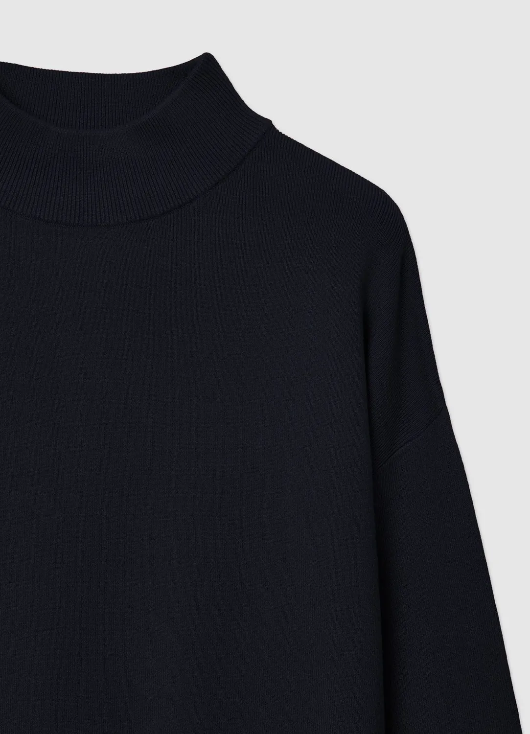 Calliope pull col roulé uni femme manches longues