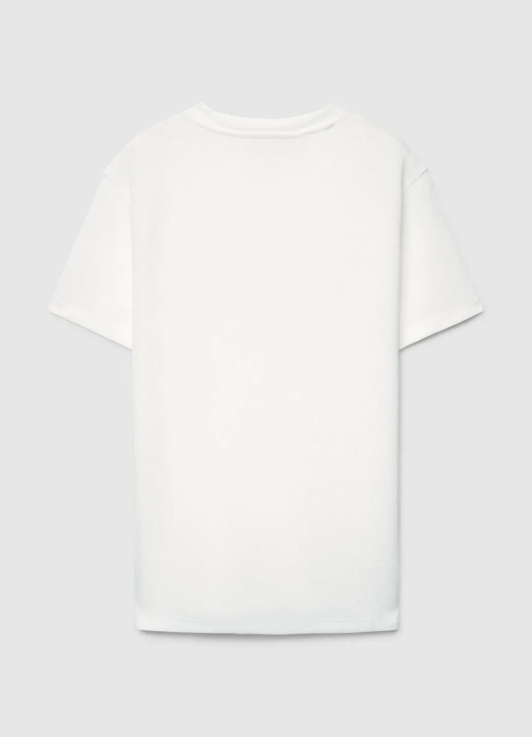 Calliope T-shirt Serafino Traforata homme manches courtes ajouré