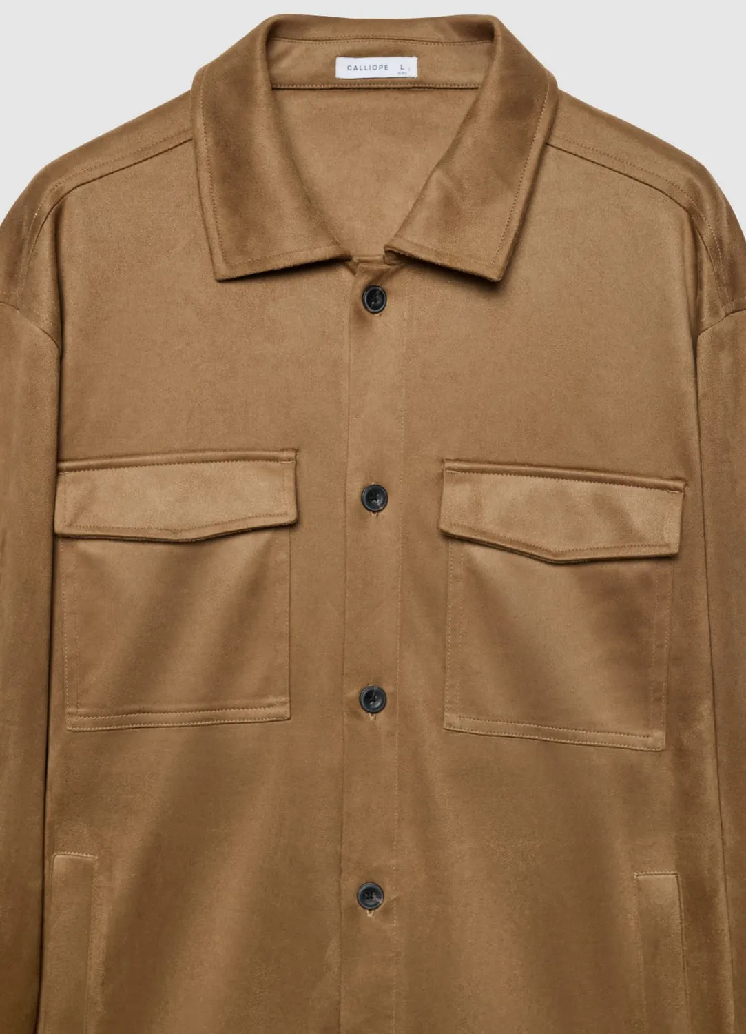 Calliope shacket surchemise homme poches unie
