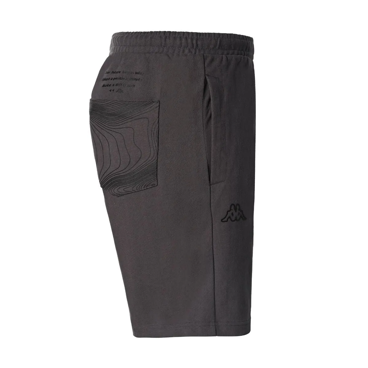 Robe di Kappa Faiano short homme gris coton bio