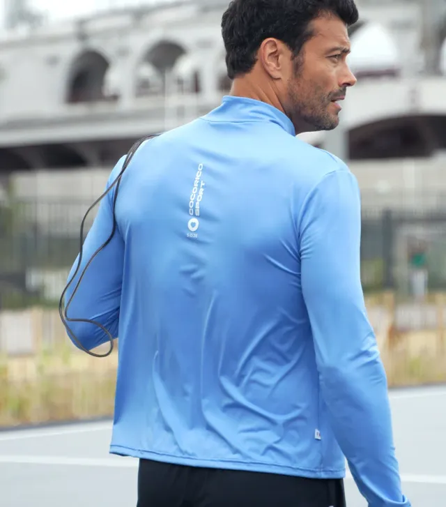 Cocorico Focus veste sport homme ciel stretch