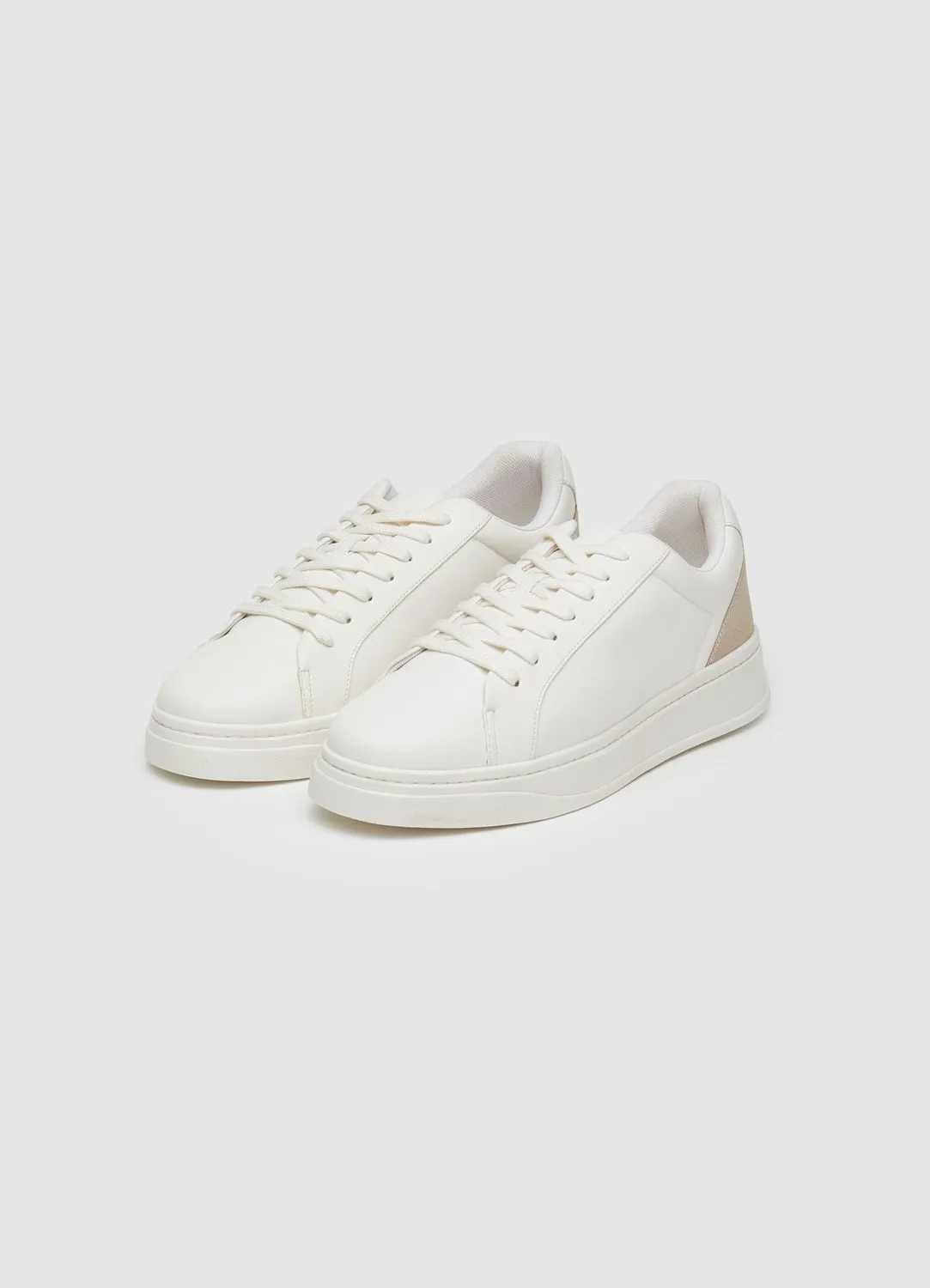 Calliope Sneakers à semelle haute baskets homme unies