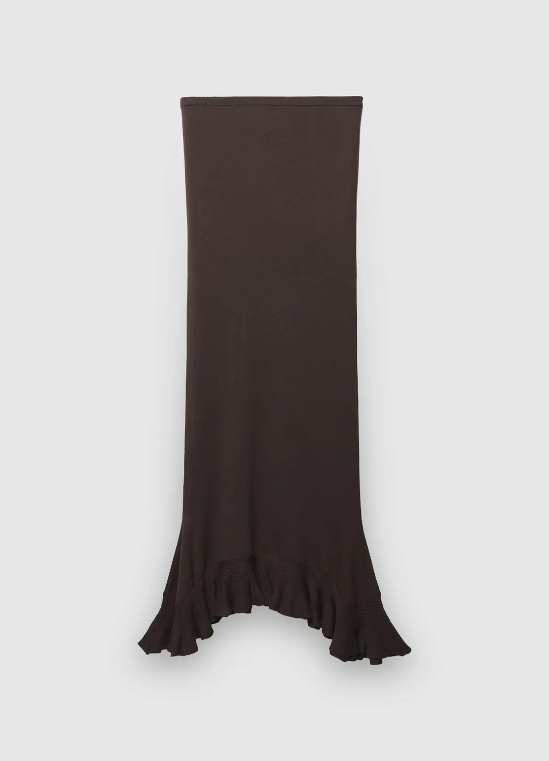 Calliope jupe midi femme à volant taille élastique