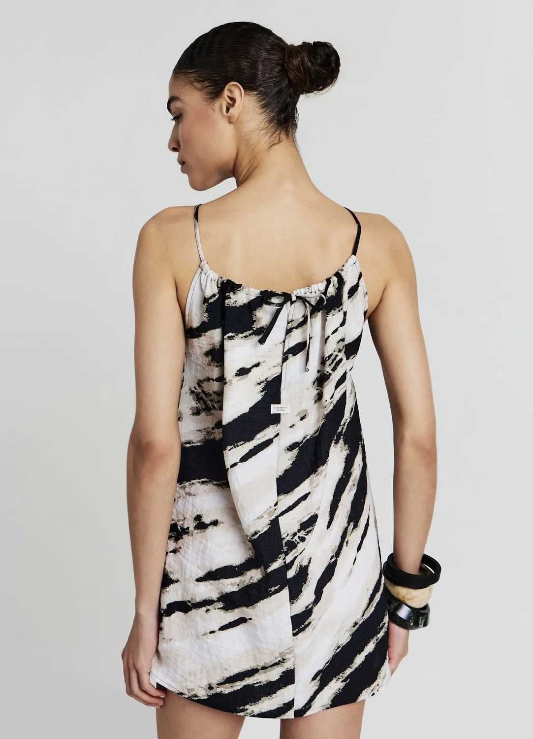 Calliope robe courte fantaisie à bretelles femme