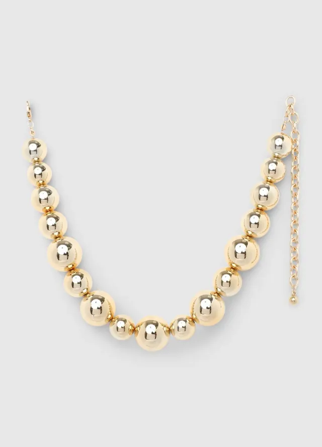 Calliope collier ras du cou perles taille unique