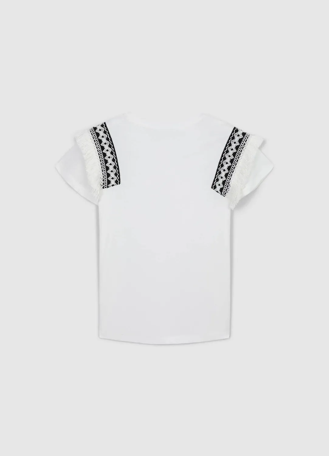 Calliope t-shirt passamaneria femme coton