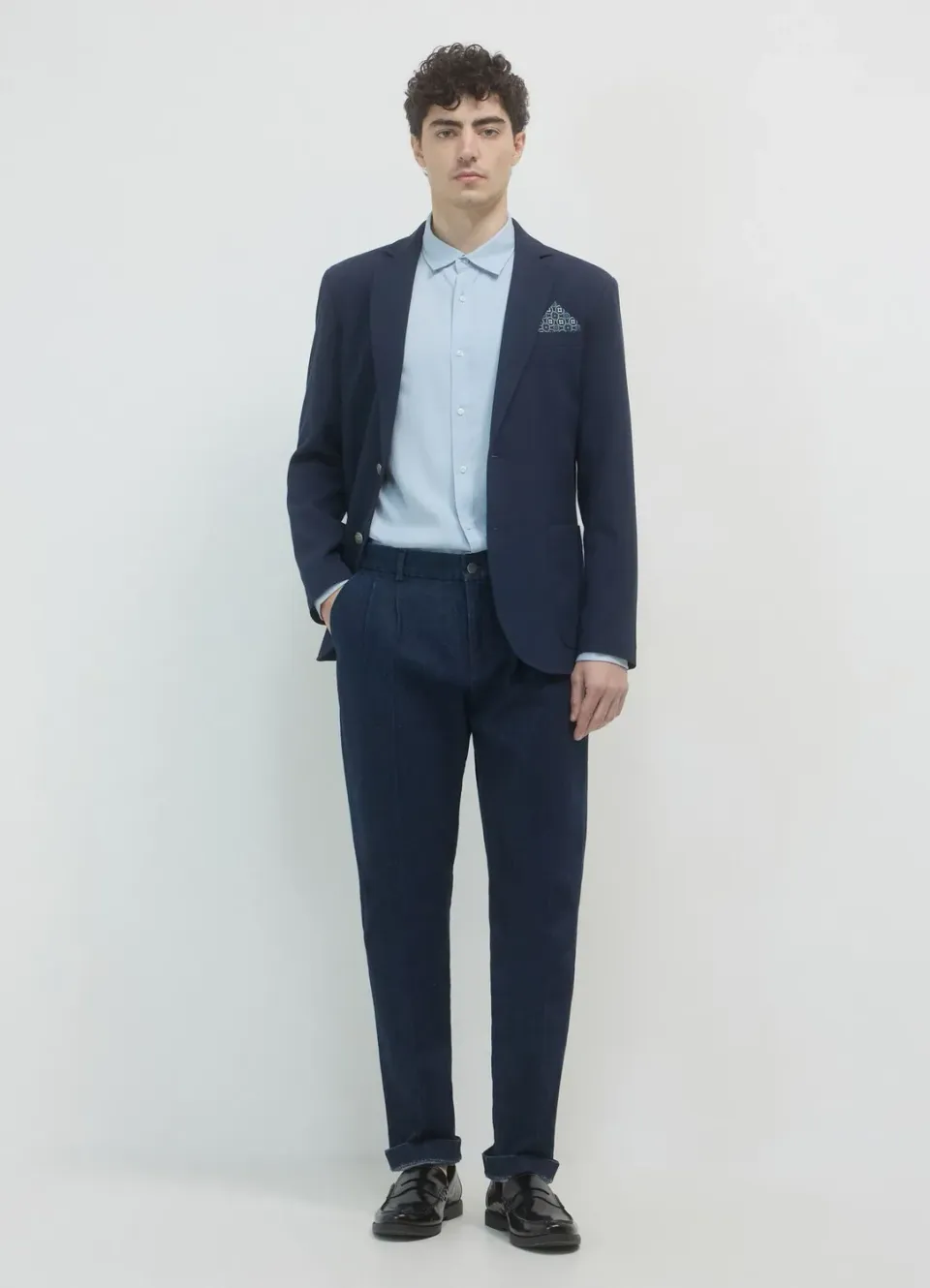 Calliope pantalon chino à pinces homme coupe regular