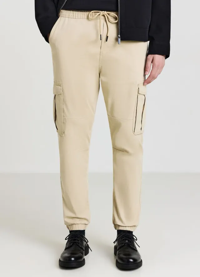 Calliope Pantalon jogger homme 48 coton poches