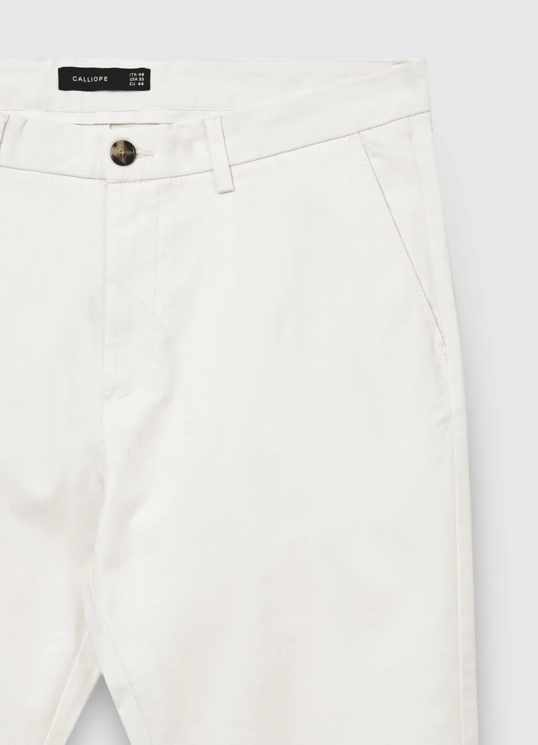 Calliope chino slim pantalon homme coton