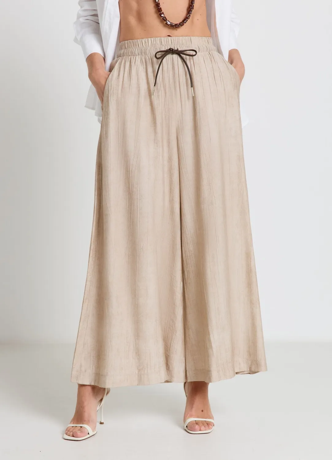 Calliope jupe-short femme large taille haute