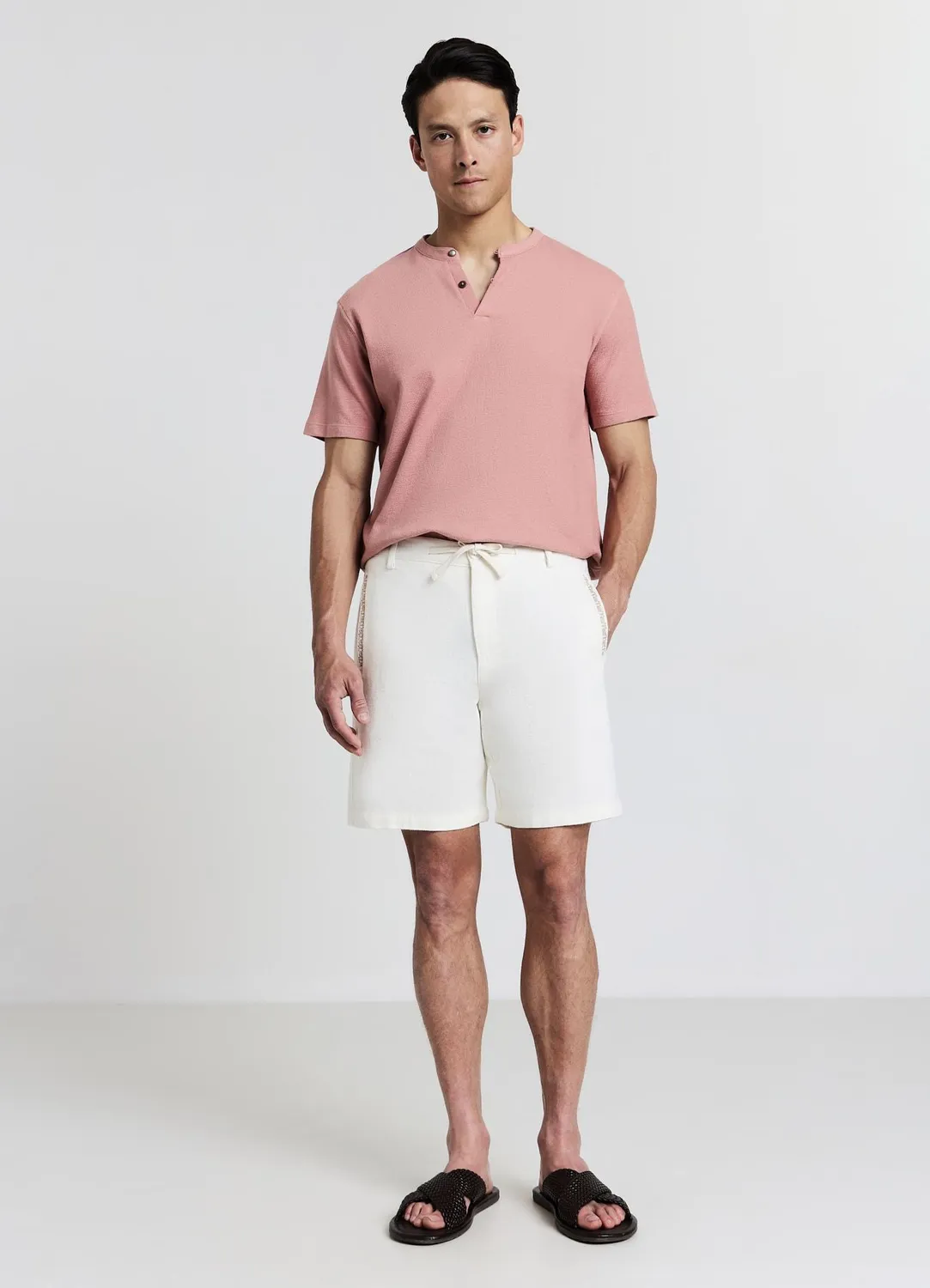 Calliope Short Chino Homme Cordon Broderie Regular