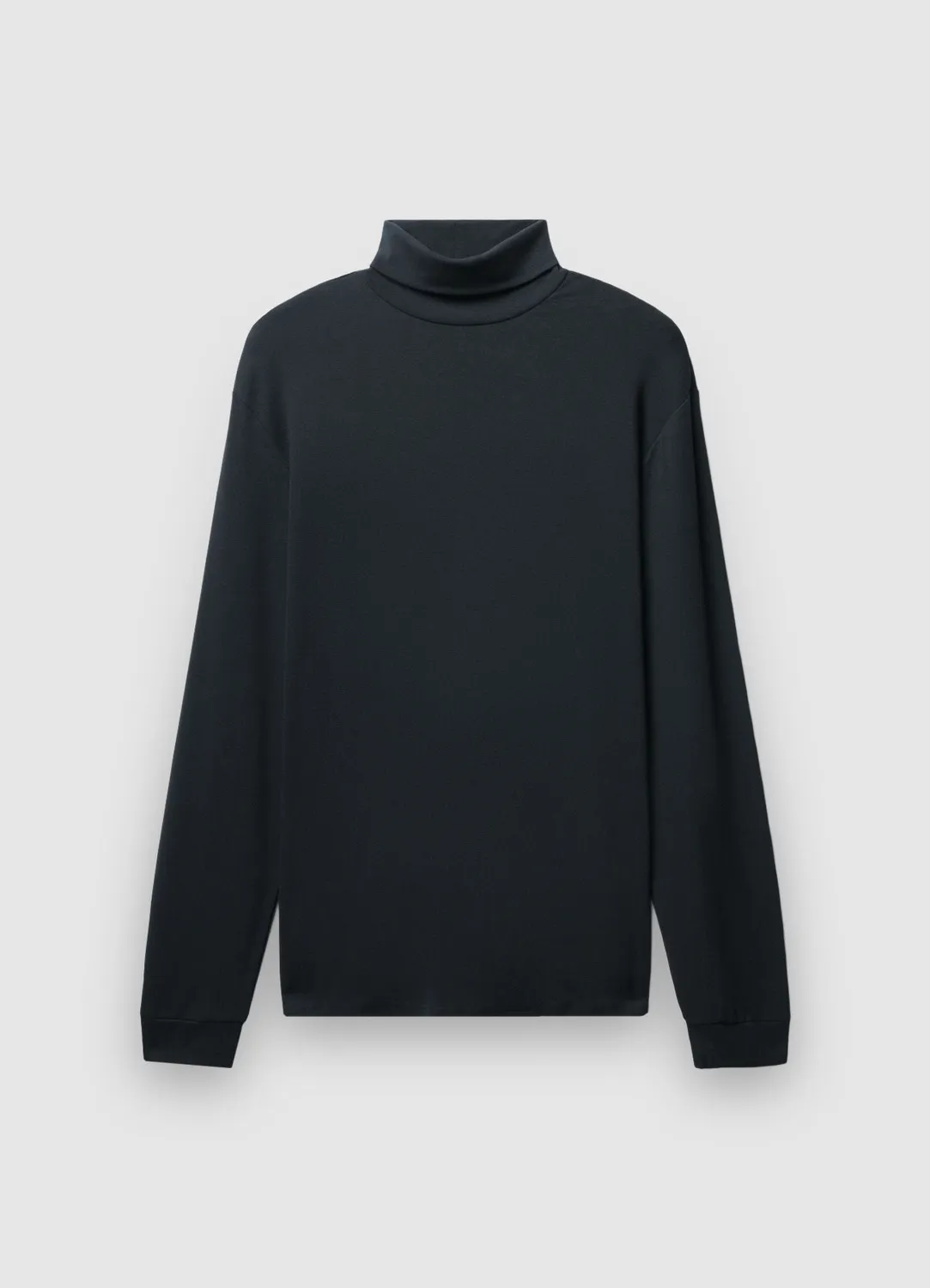 Calliope T-shirt col roulé homme coton uni
