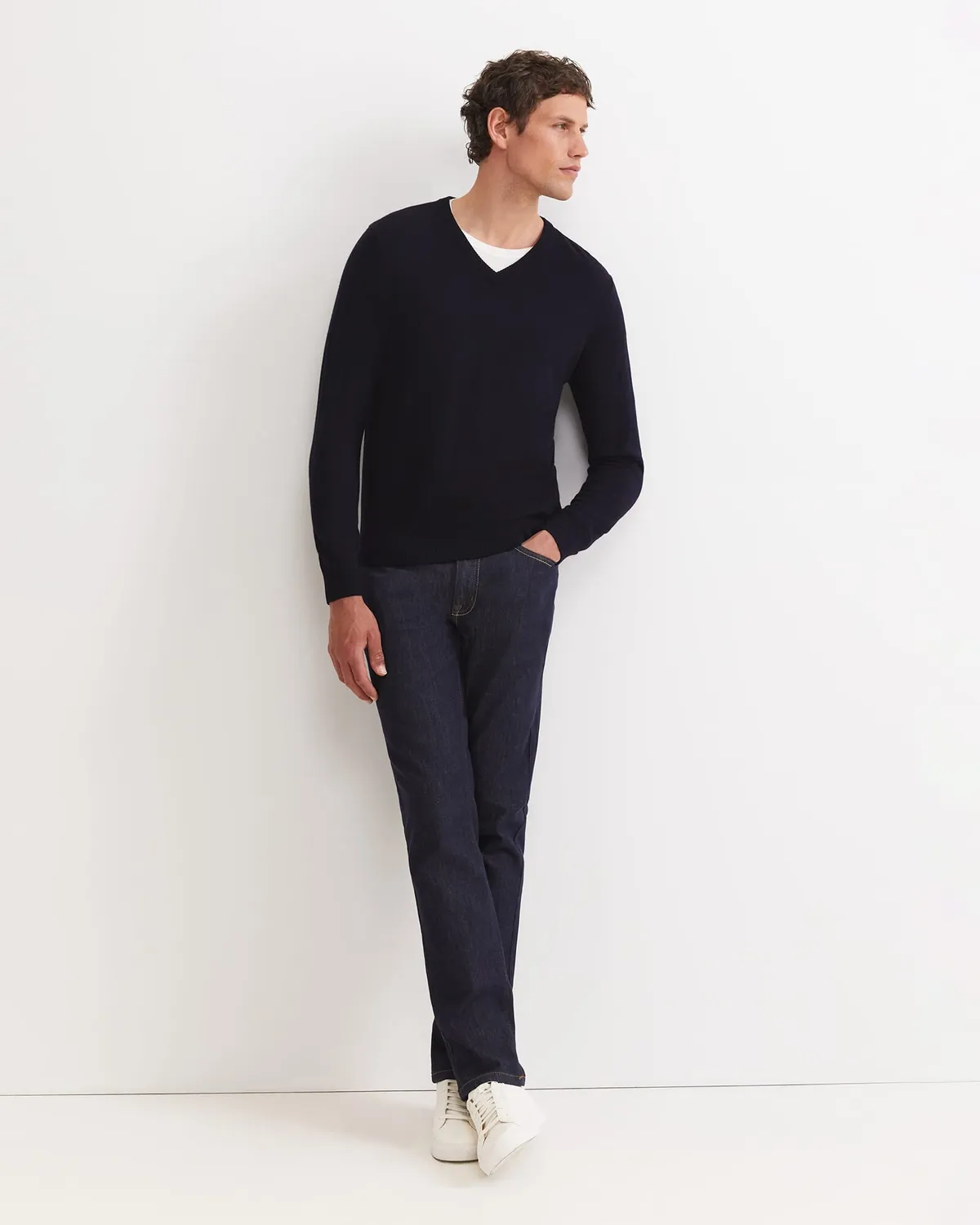 Sportscraft Merino Crew Neck Knit pull mérinos homme