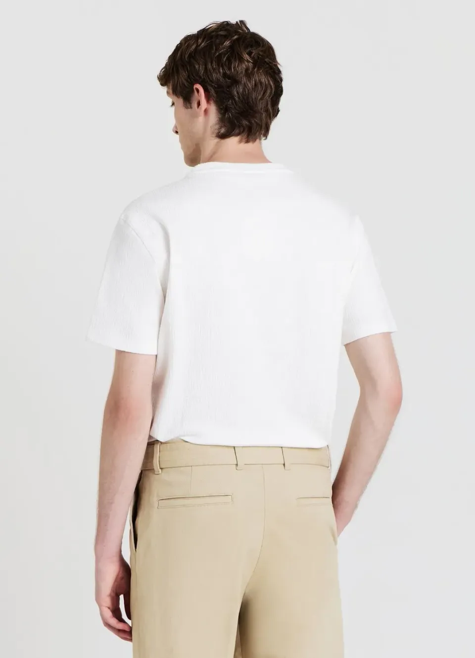Calliope t-shirt devoré homme col rond