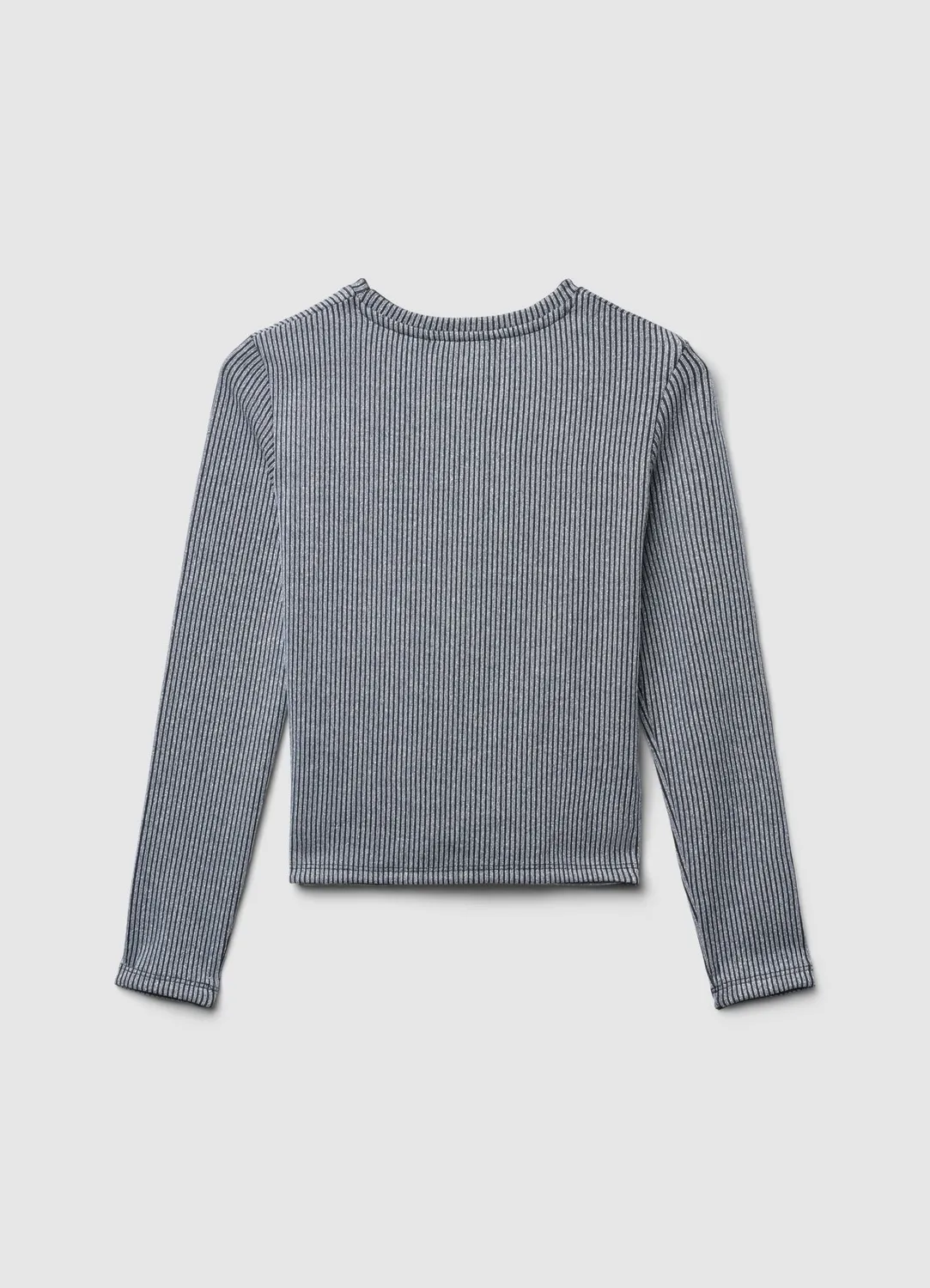 Calliope t-shirt fille côtelé nœud manches longues