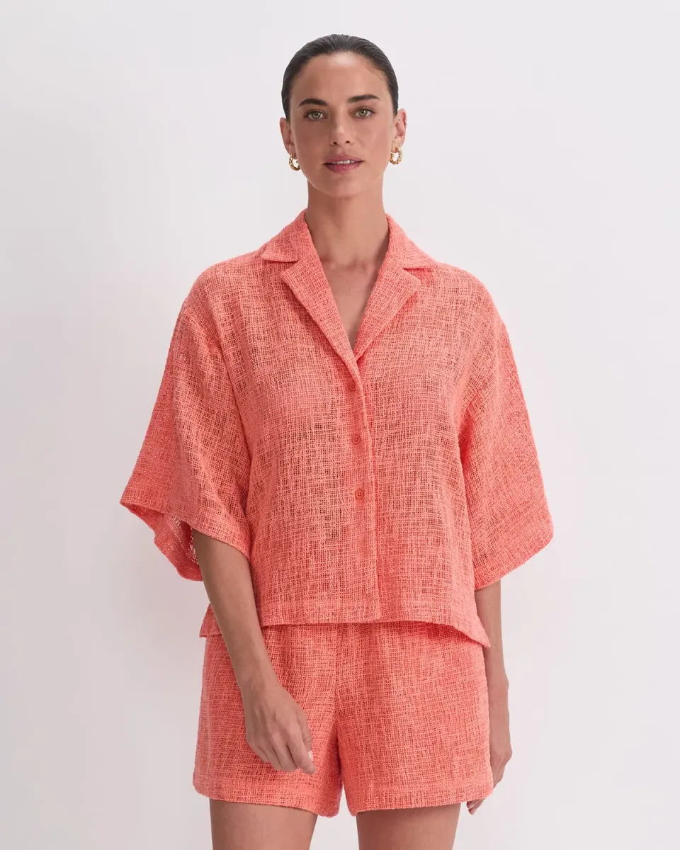 Sportscraft Holiday chemise col camp femme