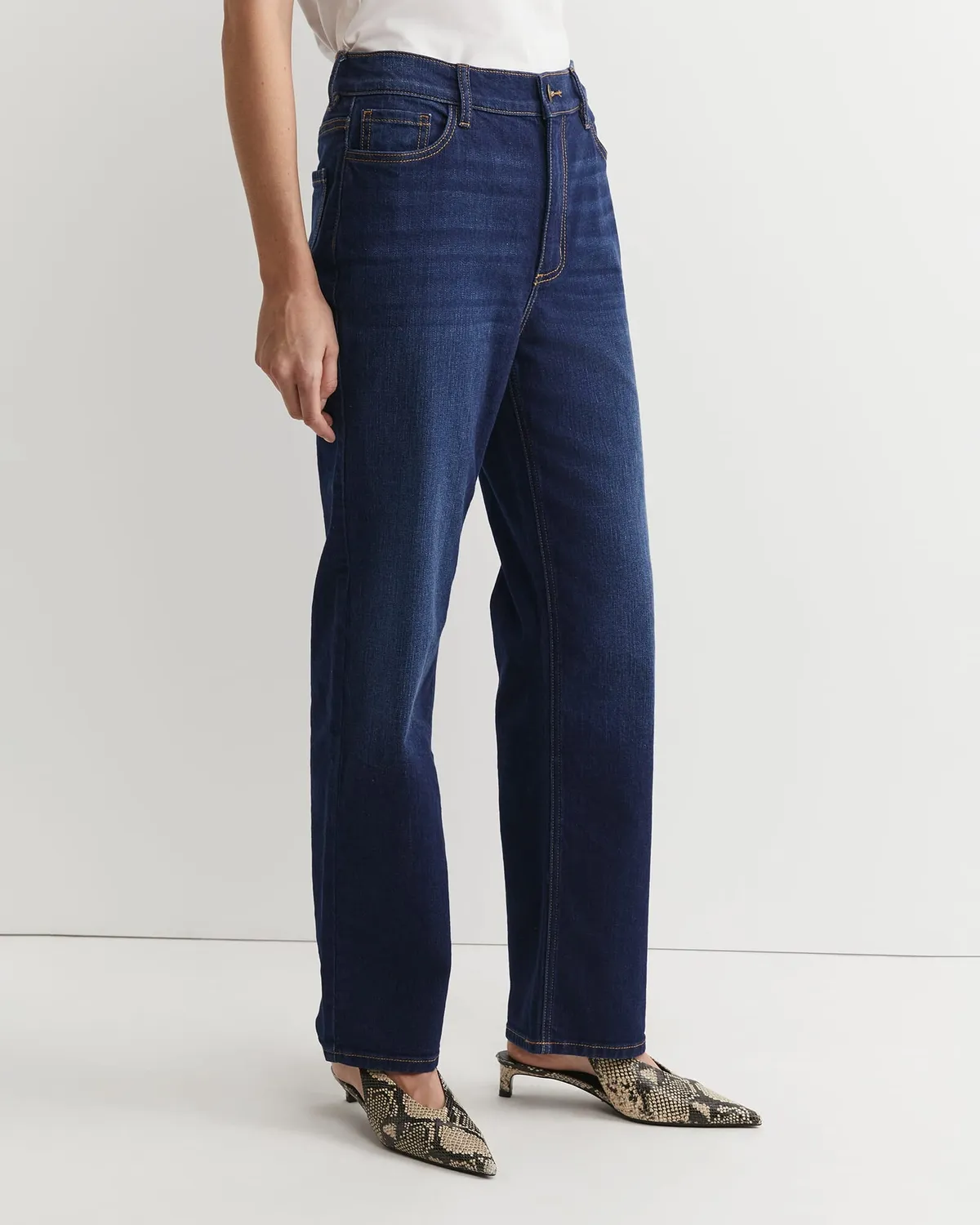 Sportscraft Bec jean femme droit coton stretch taille haute