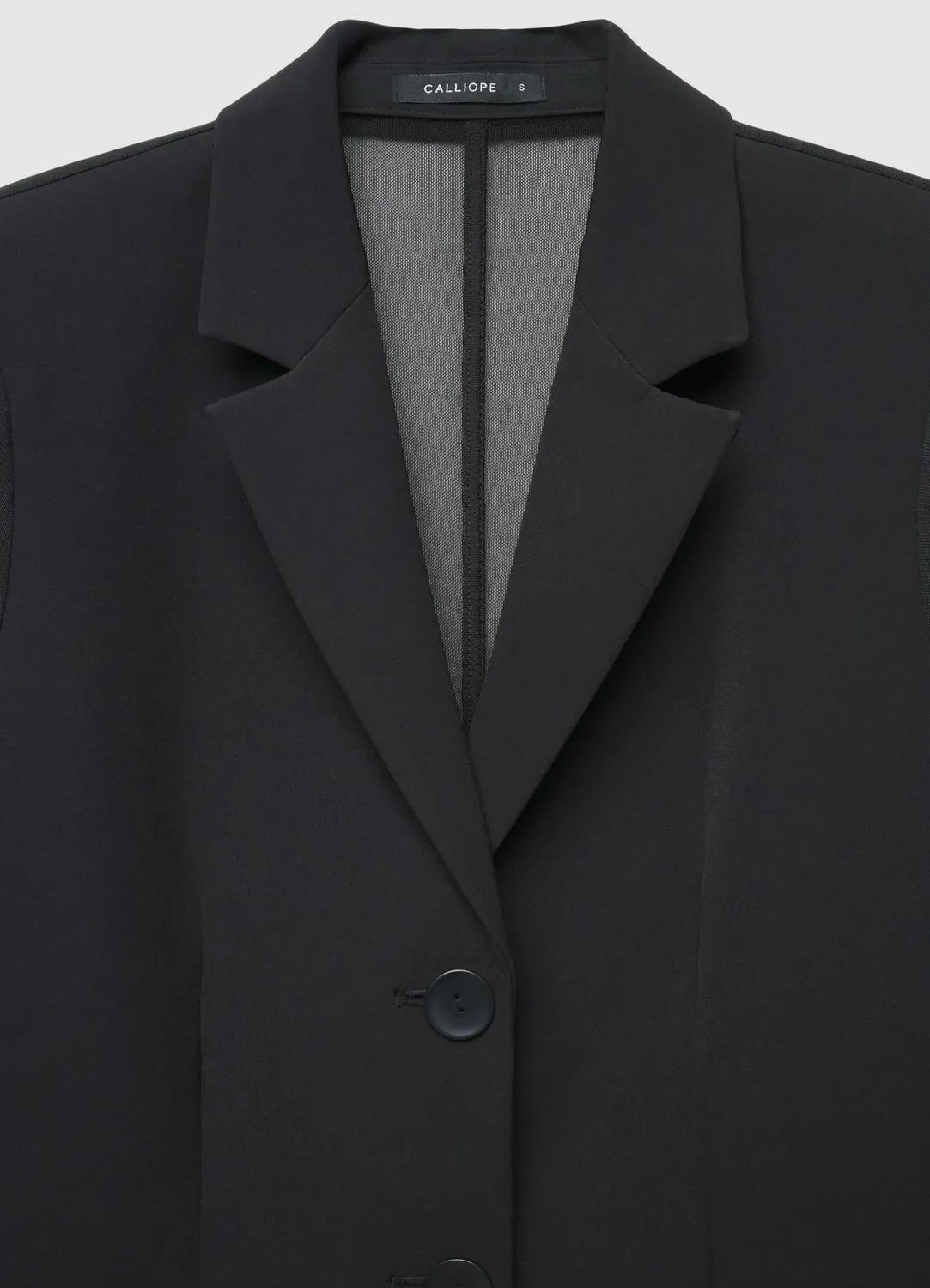Calliope blazer manches tulle femme 3 boutons