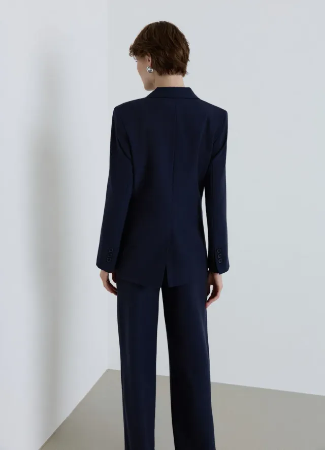 Calliope veste blazer double boutonnage femme unie