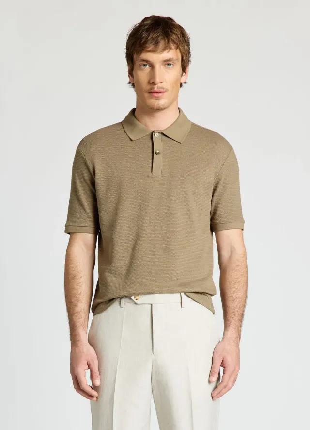 Calliope polo boutons homme t-shirt uni