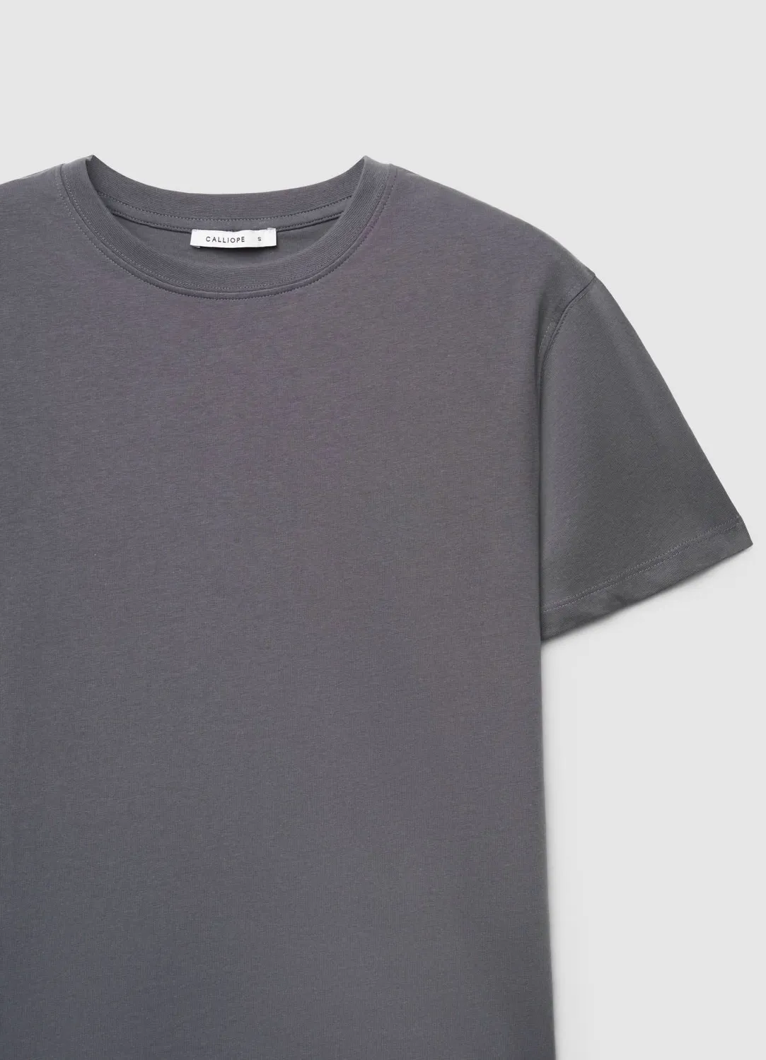 Calliope t-shirt femme col rond uni coton