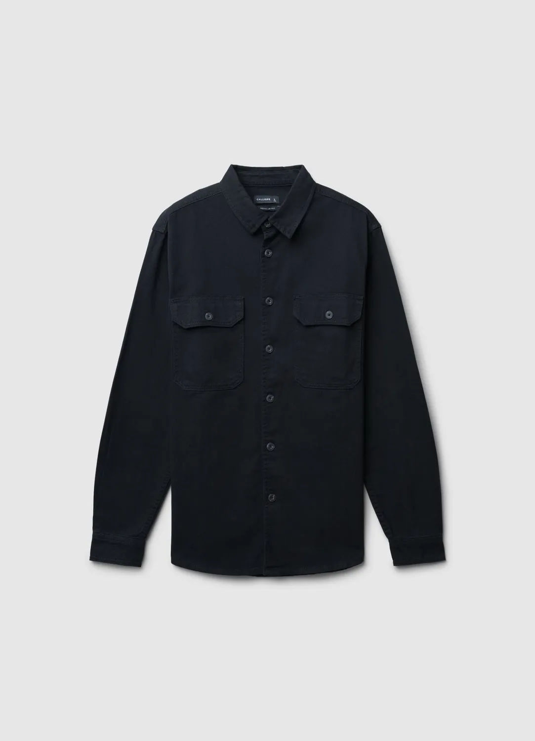 Calliope chemise worker homme coton manches longues