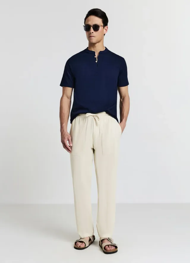 Calliope jogger pantalon homme uni à cordon