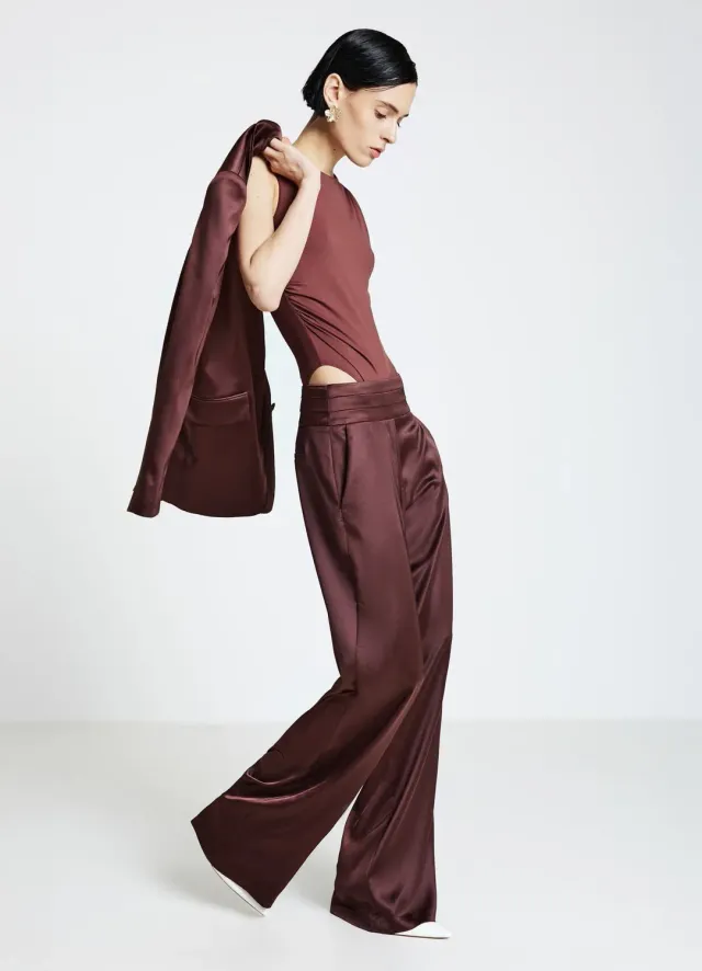 Calliope body col rond froncé femme