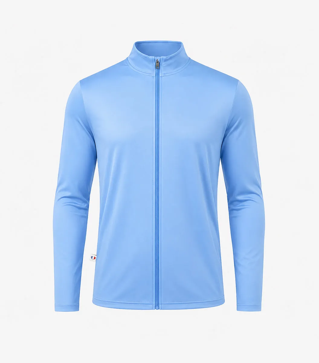 Cocorico Focus veste zippée sport homme ciel extensible