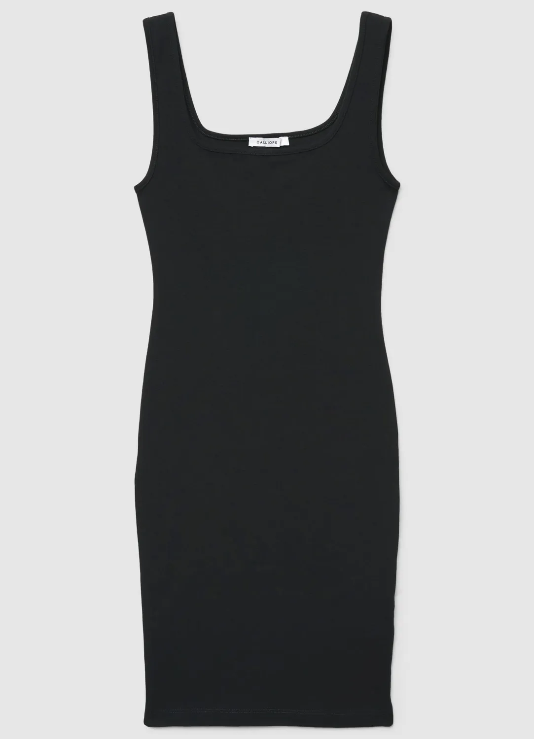 Calliope Atelier robe moulante mini robe femme bretelles