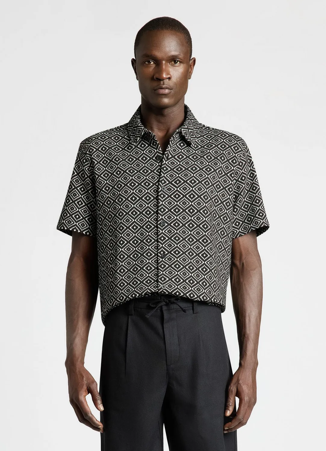 Calliope chemise homme manches courtes imprimé ethnique